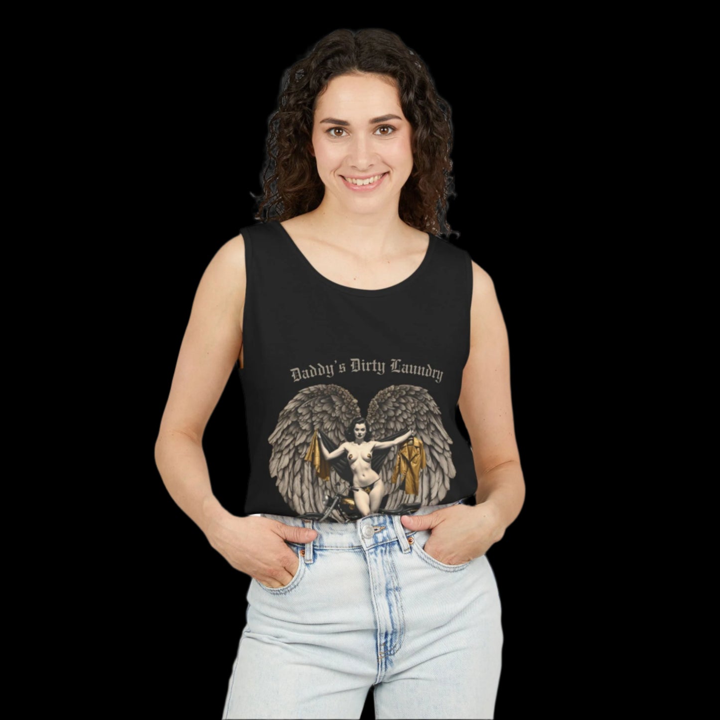 Angel Unisex Garment-Dyed Tank Top