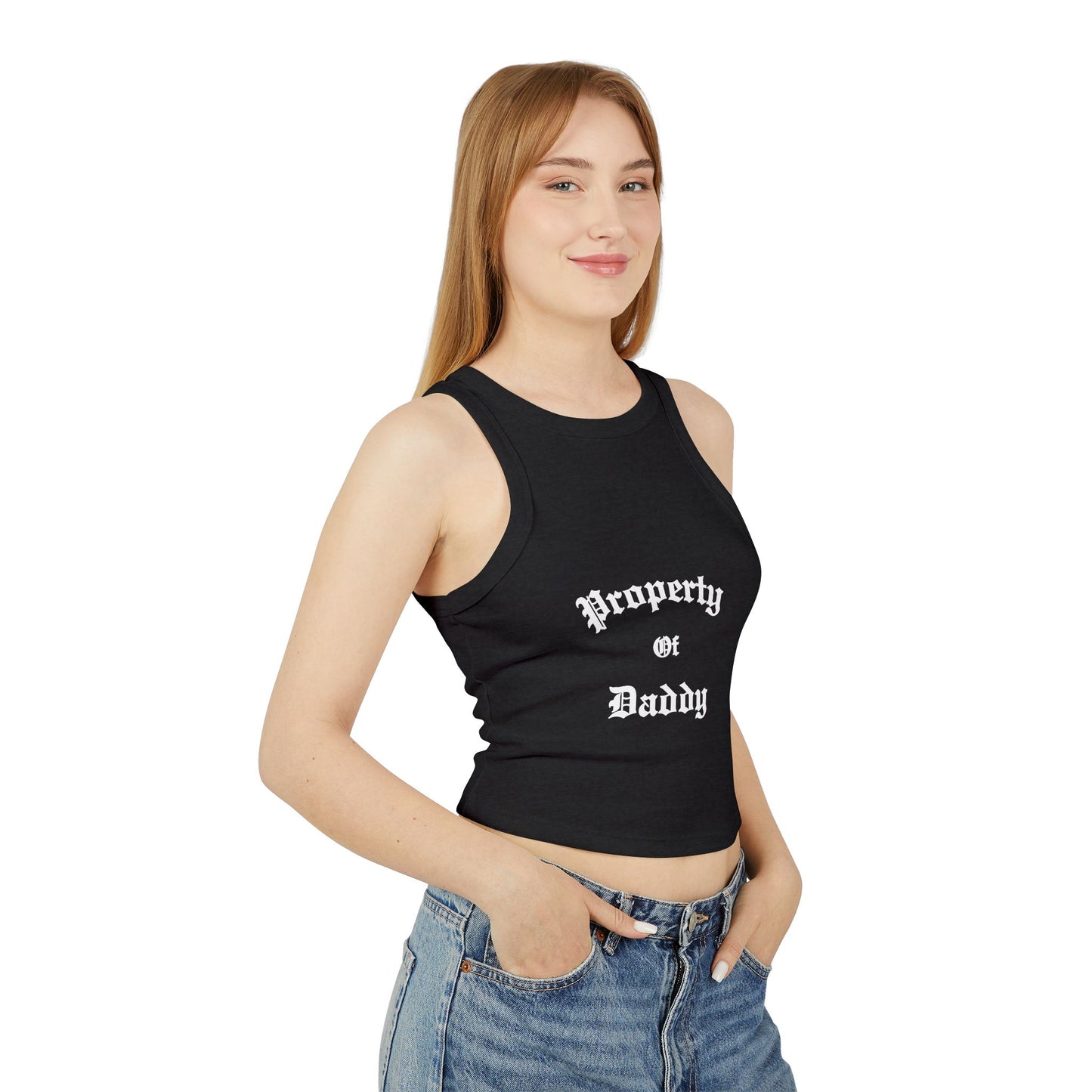 Women's Micro Rib Racer Tank Top